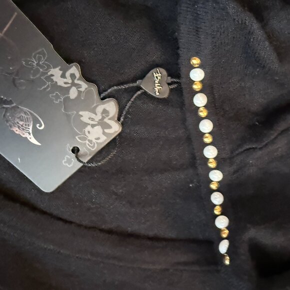 NWT Rhinestone Decorated Hoodie - L Be Mine Brand - Picture 2 of 4